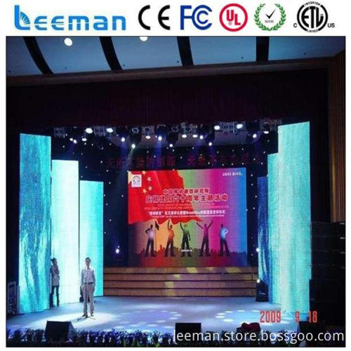 led transparent rental display usb flash drive lcd digital signage display led stage backdrop design